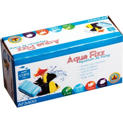 Allpet Aquarium Air Pump AF-3400 Single 150L/Hr