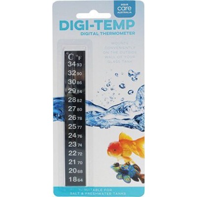 Allpet Aquarium Thermometer Digitial Strip