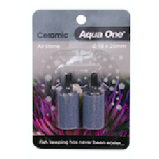 Aqua One Airstone Ceramic 25x15mm 2pk