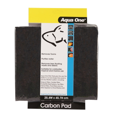 Aqua One Carbon Pad Self Cut Filter Pad