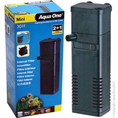 Aqua One Mini 301F Internal Filter 250L/Hr