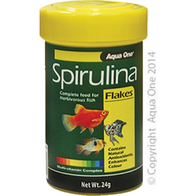 Aqua One Spirulina Flake Food 100g