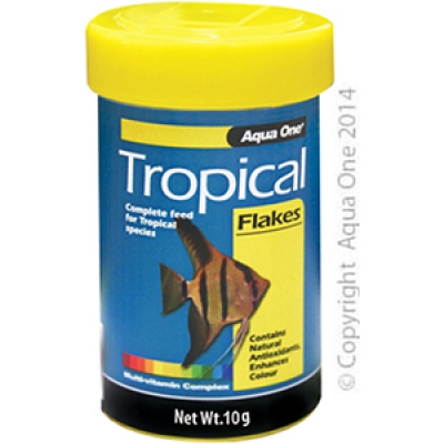Aqua One Tropical Flake Food 10g