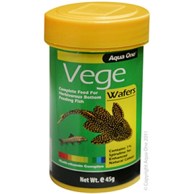 Aqua One Vege Wafer Food 200g