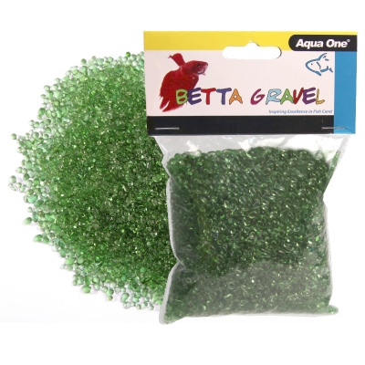 Aqua One Betta Gravel Glass Green 350g