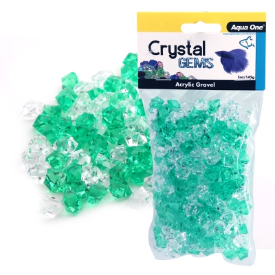 Aqua One Crystal Gems Acrylic Betta Gravel Lucky Charm 145g