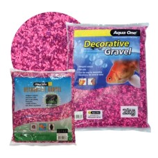 Aqua One Decorative Gravel Mixed Pink Purple 2kg