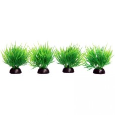 AQUA ONE Ecoscape Foreground Hair Grass 4pk Green 5cm