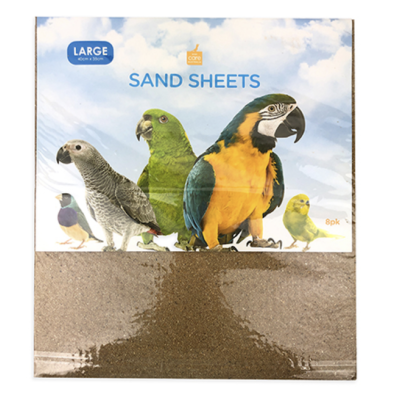 Avian Care Sand Paper Sheets 40x39cm 8pk