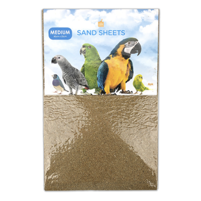 Avian Care Sand Paper Sheets 40x25cm 8pk