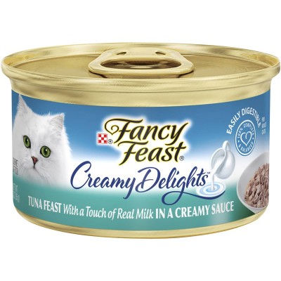 Fancy Feast Wet Cat Food Creamy Delights Grilled Tuna 85g 24pk