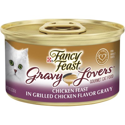 Fancy Feast Wet Cat Food Gravy Lovers Chicken Feast 85g 24pk