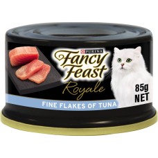 Fancy Feast Wet Cat Food Royale Fine Flakes of Tuna 85g 24pk