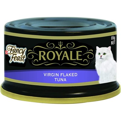 Fancy Feast Wet Cat Food Royale Virgin Flaked Tuna 85g 24pk