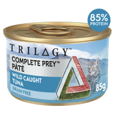 Trilogy Wet Cat Food Complete Prey Tuna Pate 85g 24pk