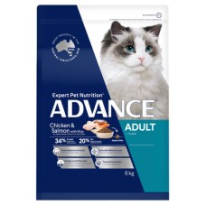 Advance Dry Cat Food Adult Chicken Salmon 6kg