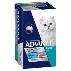 Advance Wet Cat Food Adult Delicate Tuna 85g 42pk