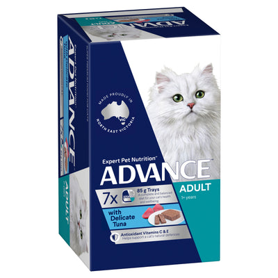 Advance Wet Cat Food Adult Delicate Tuna 85g 7pk