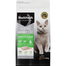 Black Hawk Dry Cat Food Chicken & Rice 3kg