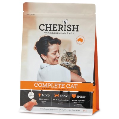 Cherish Dry Cat Food Complete Cat 8kg