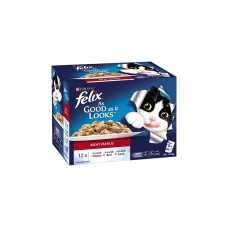 Felix As Good As It Looks Wet Cat Food Meat Menus 85g 60pk