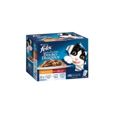 Felix As Good As It Looks Wet Cat Food Doubly Delicious Meat Selection 85g 60pk