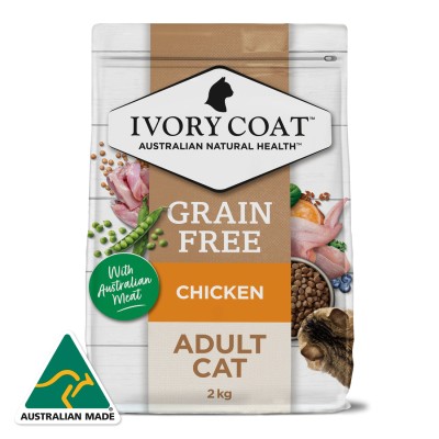 Ivory Coat Dry Cat Food Adult Grain Free Chicken 2kg
