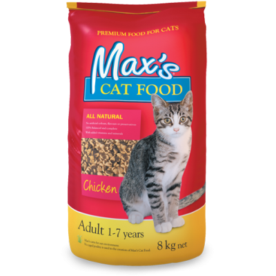 Max's Dry Cat Food Chicken 8kg