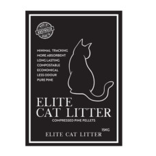 Elite Compressed Pine Pellets Cat Litter 15kg