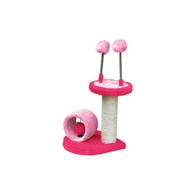 Cat Scratching Post Design 6 Pink 24cm