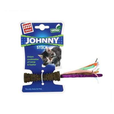 Gigwi Cat Toy Johnny Stick with Colour Paper