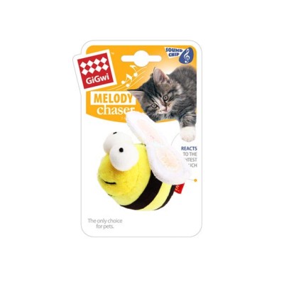 Gigwi Cat Toy Melody Chaser Bee Motion Active