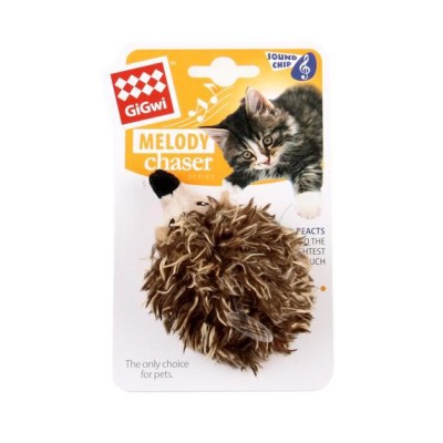 Gigwi Cat Toy Melody Chaser Hedgehog Motion Active