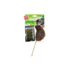 Gigwi Cat Toy Refillable Catnip Mouse Natural