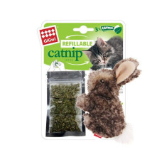 Gigwi Cat Toy Refillable Catnip Rabbit