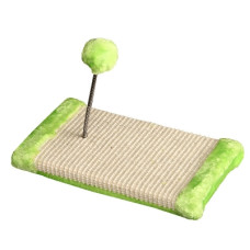 Pet One Scratching Base with Spring Ball Green Grey