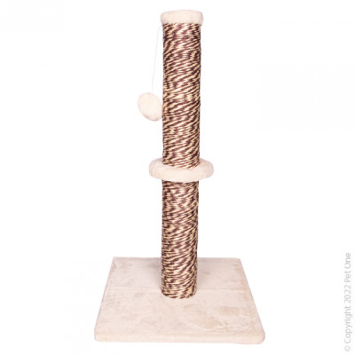 Pet One Scratching Tree Post with Ball Cream