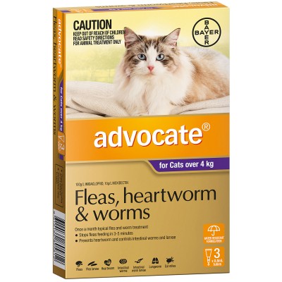 Advocate for Cats 4kg+ 3pk