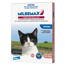 Milbemax Cat Small 0-2.5kg 2pk
