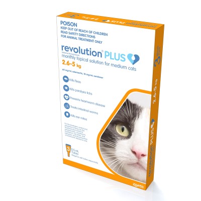 Revolution Plus Cat 2.5-5kg 3pk