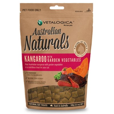 Australian Naturals Cat Treat Kangaroo Vegetables 100g