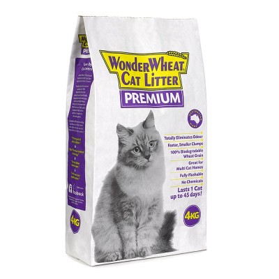 Wonderwheat Premium Cat Litter 4kg