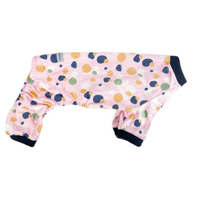 Huskimo Dog Pyjamas Spots Pink 52cm