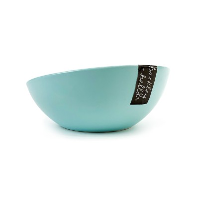 Barkley & Bella Dog Bowl Ceramic Ergonomic Blue 600ml