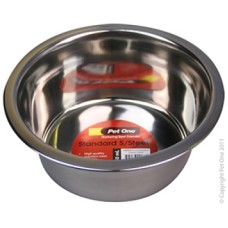 Pet One Stainless Steel Bowl Standard 2.8L