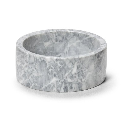 Snooza Dog Bowl Marble Grey Large