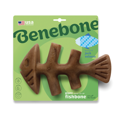 Benebone Durable Dog Chew Fishbone Giant