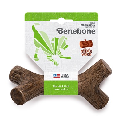 Benebone Durable Dog Chew Toy Maple Stick Small