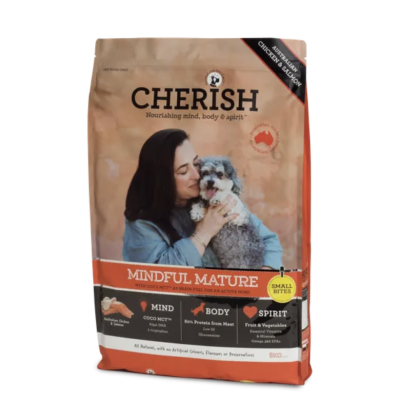 Cherish Dry Dog Food Super 7 Years+ Small Bites 8kg