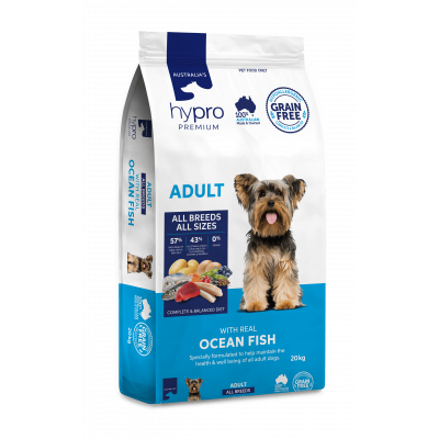 Hypro Premium Grain Free Dry Dog Food Adult Ocean Fish 9kg